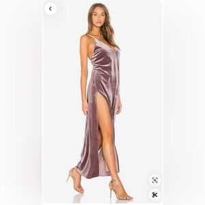 Lioness / Revolve "Don't Be Jealous" Light purple velvet midi/maxi size XS